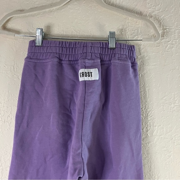 Krost The Austin Support Your Friends Cotton Sweatpants in Purple - Picture 10 of 13